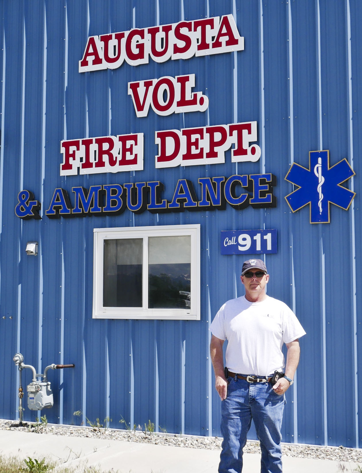 Charles Taylor, head of Augusta Volunteer Ambulance